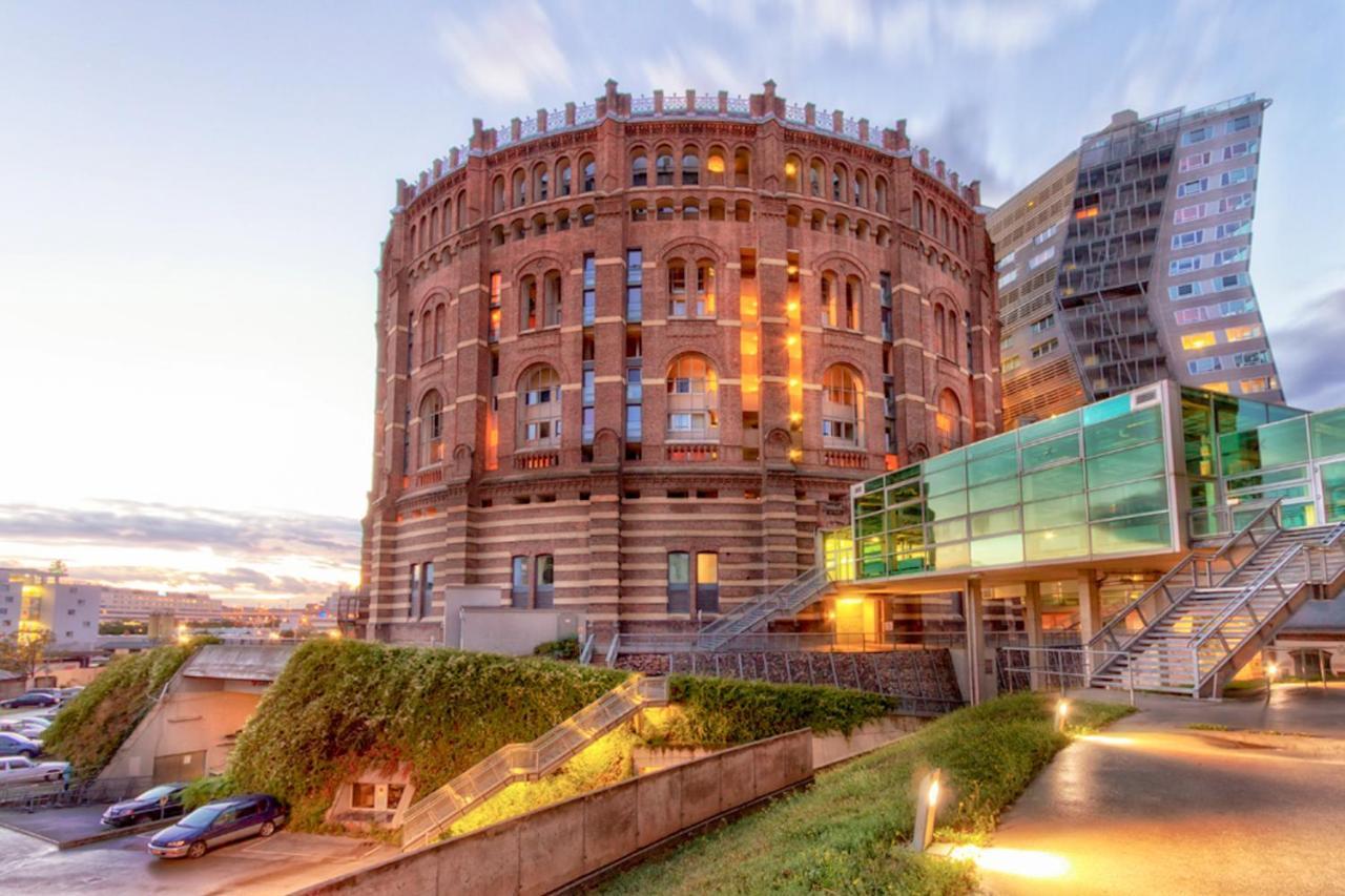 Unique Maisonette Apartment Gasometer 12Th Floor 维也纳 外观 照片